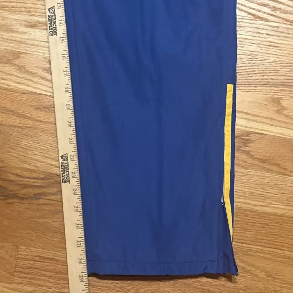 VTG Adidas Ukraine Olympics Blue Yellow Windbreaker Track Suit Size XLarge READ